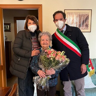 Bordighera, Maria Misitano compie cento anni. Ingenito: “I più sinceri auguri&quot; (Foto)