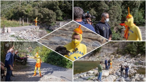 Incursione di Capitan Ventosa in valle Argentina: l'isolamento di Meosu finisce a Striscia La Notizia (Foto e video)