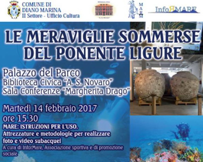 Diano Marina: ciclo di conferenze su ‘Le meraviglie sommerse del ponente ligure’