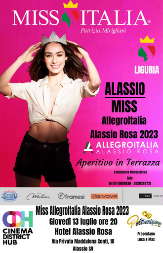 Miss Italia ad Alassio, all'Hotel Alassio Rosa di AllegroItalia