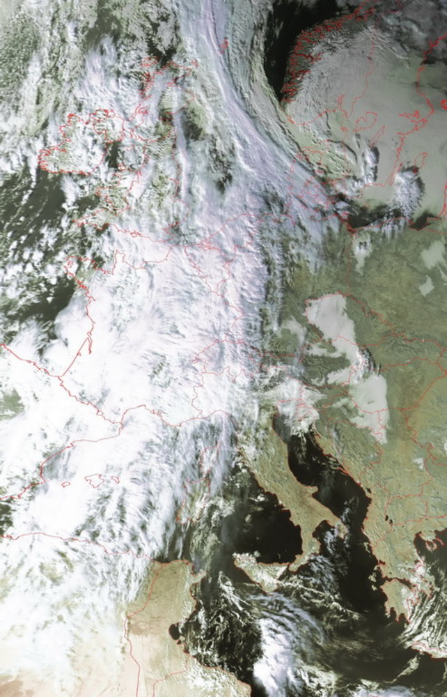 Il Meteosat oggi alle 14