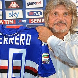 Il presidente della Sampdoria Massimo Ferrero giovedì al Festival con 'Vita spericolata'