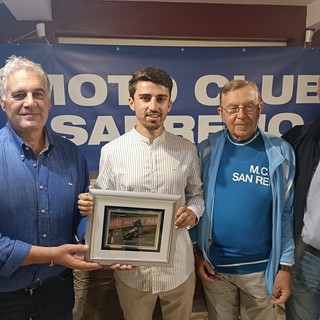 Il Moto Club Sanremo festeggia la vittoria di Davide Soreca al Campionato italiano di Enduro