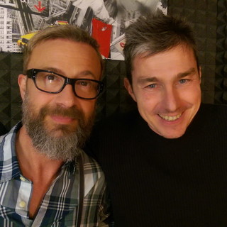 Maurilio con Marco Masini