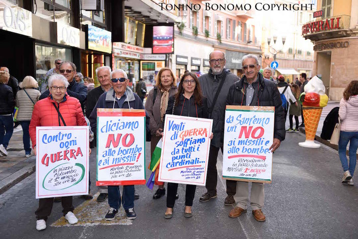 Sanremo: “No ai missili e alle bombe”, il 1° maggio manifestazione per la pace in piazza Colombo