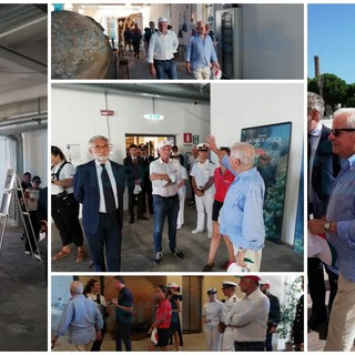 Imperia: il Ministro Massimo Garavaglia visita il Museo Navale accompagnato da Sindaco e Prefetto