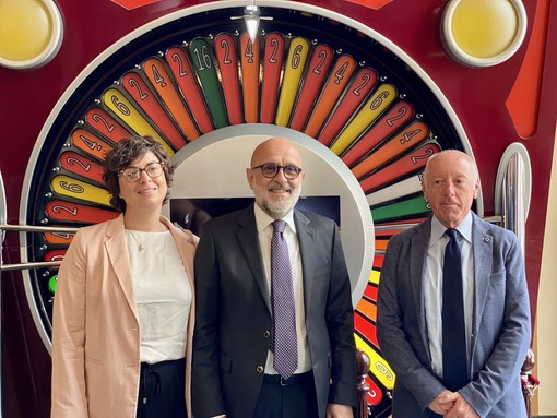 Il nuovo Cda del Casinò di Sanremo. Da sinistra: Lucia Artusi, Giancarlo Ghinamo, Eugenio Nocita