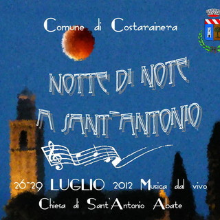 Costarainera: da giovedì a domenica prossima la rassegna 'Notte di note a Sant'Antonio'