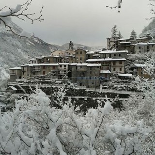 Creppo imbiancata questa mattina