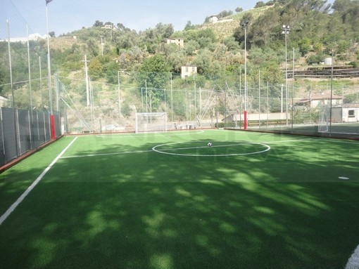 Soldano: inaugurato ieri mattina un nuovo campo di calcetto a Soldano, all’interno del centro sportivo 'Ennio Amalberti'