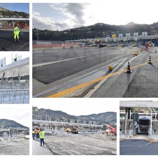 Ventimiglia: ecco la nuova barriera autostradale della A10, da questa sera alle 23 sarà attiva (Foto e Video)