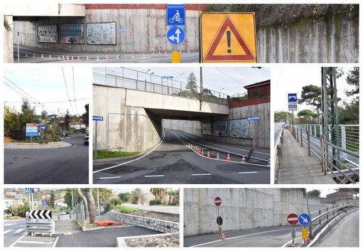 Sanremo: ecco la nuova 'bretella' della ciclabile a Bussana, come cambia la viabilità della zona (Foto)