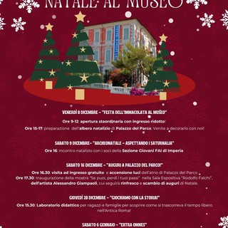 Natale al Museo Civico di Diano Marina: il calendario delle attività per le feste