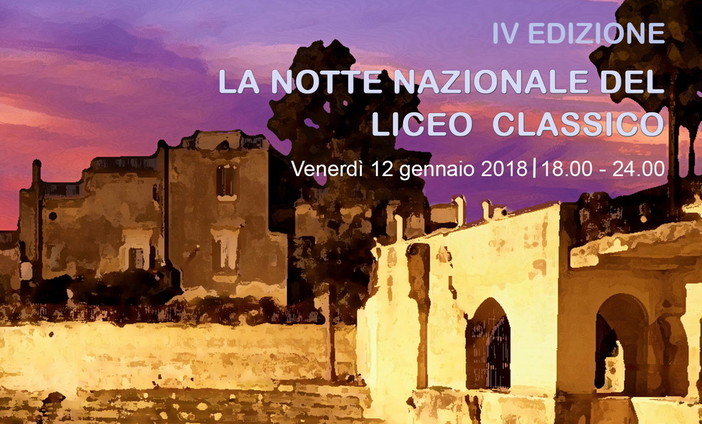 Anche al Liceo Viesseux di Imperia venerdì prossimo dalle 18 alle 24 la 'Notte nazionale del Liceo Classico'