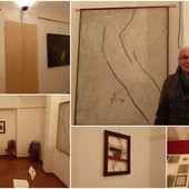 Al via &quot;Omaggio a Guido Strazza&quot;, mostra di dipinti in esposizione a Bordighera (Foto e video)