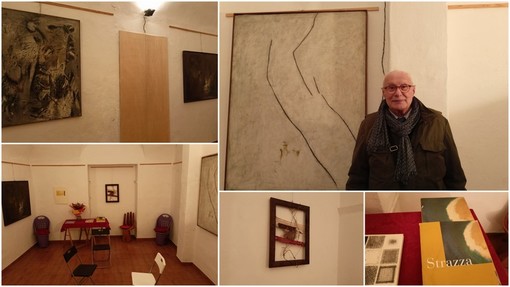 Al via &quot;Omaggio a Guido Strazza&quot;, mostra di dipinti in esposizione a Bordighera (Foto e video)