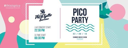 Sanremo: questa sera “Pico Party” al Pico de Gallo, una serata dedicata alla disco music