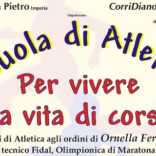 Imperia: corsi di atletica con 'Pro San Pietro' e 'Corri Diano' tenuti dall'olimpionica Ornella Ferrara