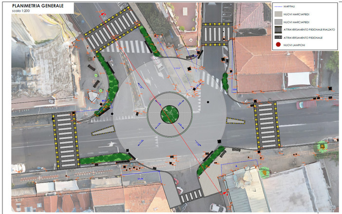 Sanremo: rotonda di San Martino, presentato il progetto in comune e lavori al via tra febbraio e marzo prossimi