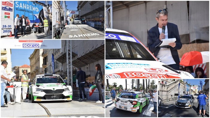 Rallye Sanremo 2023: pronti, via! Oggi i 105 equipaggi sulle strade dell'entroterra ligure (Foto e Video)