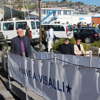 Sanremo, il prefetto di Imperia Romeo visita la nave  “Aurelio Visalli” (Foto)