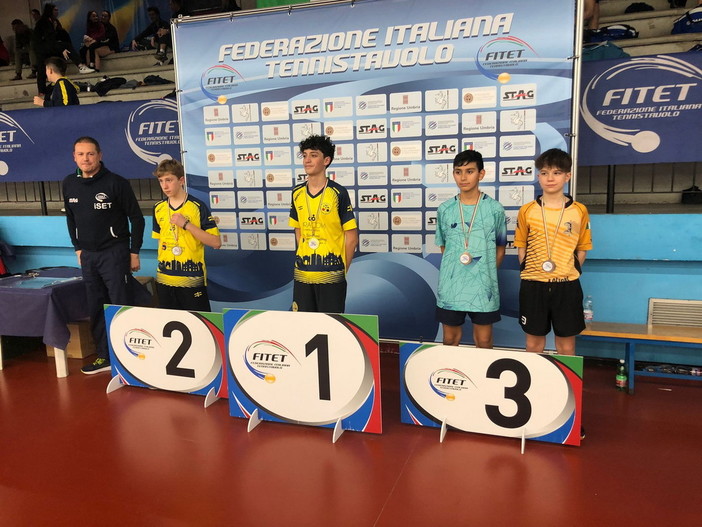 Matteo Marani Medaglia di Bronzo a Terni al 2° Torneo Nazionale di Tennis Tavolo