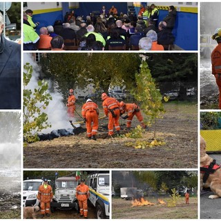 Taggia: questa mattina una giornata di festa e di operatività per la Protezione Civile alle ex Revelli (Foto e Video)