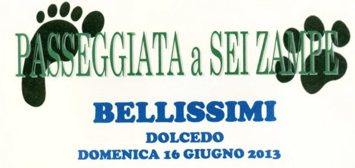 Dolcedo: domenica prossima a Bellissimi la passeggiata 'A sei zampe' tra boschi ed uliveti