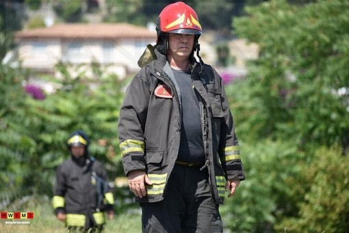 Ventimiglia: da oggi è in pensione il caposquadra dei Vigili del Fuoco frontaliero Vito De Benedictis (Foto e Video)