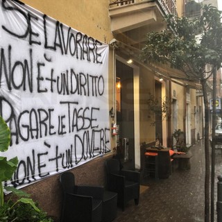 Parte da Taggia la protesta di bar e ristoranti contro la chiusura alle 18 &quot;Pagare le tasse non è più un dovere&quot; (Video)