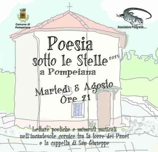 Pompeiana: martedì prossimo l'ottava edizione della serata di letture ‘Poesia sotto le stelle’