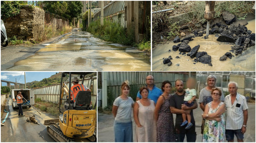 Sanremo: strada vicinale valle Armea invasa dall'acqua, gli abitanti &quot;Siamo cittadini di questo Comune, ci aiutino&quot;