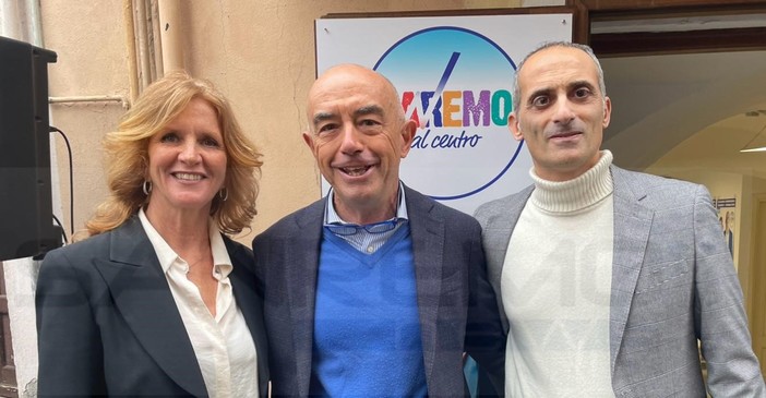 Sanremo: inaugurato in via Debenedetti il point elettorale di Alessandro Il Grande ed Adriana Cutellè (Foto)