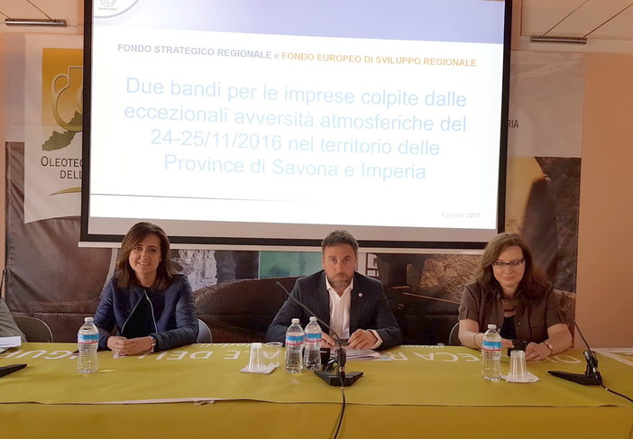 Sei milioni di euro per due bandi a sostegno delle imprese danneggiate dalle alluvioni del 24 e 25 novembre