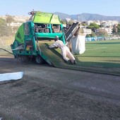 I lavori al campo di Pian di Poma