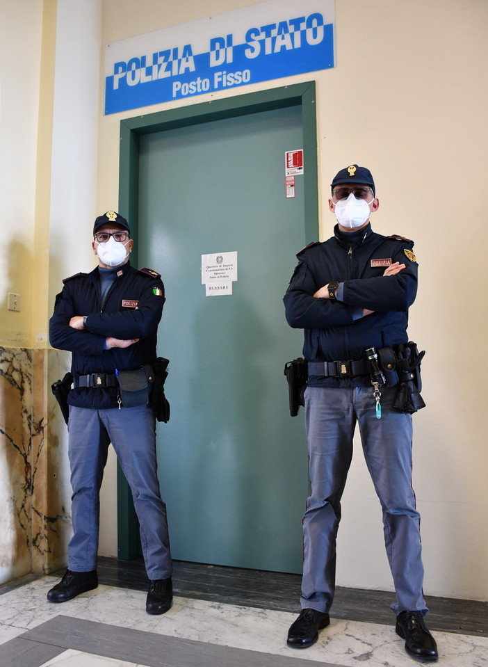 Sanremo: da oggi torna il 'Posto di Polizia' all'ospedale Borea, due gli agenti impiegati