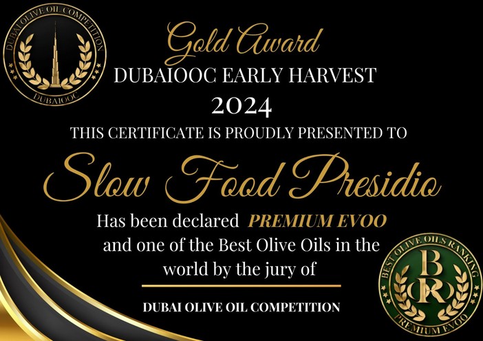 L'olio dell'agriturismo Monaci Templari di Seborga è il miglior olio al mondo alla 'Dubai olive competition'