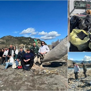 Camporosso, volontari ripuliscono l'Oasi del Nervia dai rifiuti (Foto)