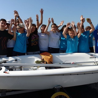 San Bartolomeo al Mare: alla regata classe RSFeva oro per il 'misto' di casa composto da Federico Bastini e Carlotta Traverso