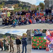 Festa della zucca, l'Amministrazione comunale di Vallecrosia premia i bambini dell’istituto Andrea Doria (Foto e video)