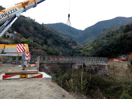 Il nuovo ponte di Rocchetta Nervina