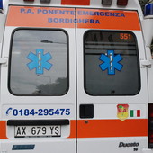 Vallecrosia, incidente sulla Provinciale 59: accorrono automedica e Ponente Emergenza