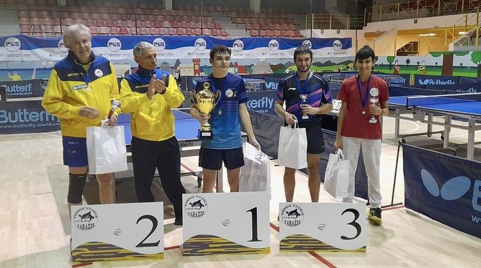 Tennis Tavolo: il bordigotto Matteo Marani conquista il bronzo al torneo Open nazionale di Varazze