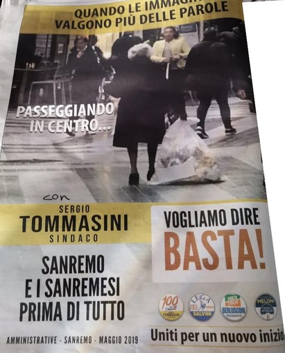 Elezioni: foto dei '100' sui social sulla differenziata: durissimo attacco di 'Sanremo al Centro' a Tommasini