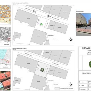 Bordighera: approvato dall'Amministrazione Ingenito il progetto per il restyling di piazza Cesare Battisti