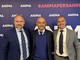 Da sinistra: Sergio Tommasini, il candidato sindaco Alessandro Mager e Alessandro Sindoni