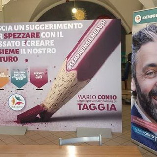 #Sempreinsiemeavoi: il candidato a Sindaco Mario Conio inaugura un nuovo punto di incontro a Taggia