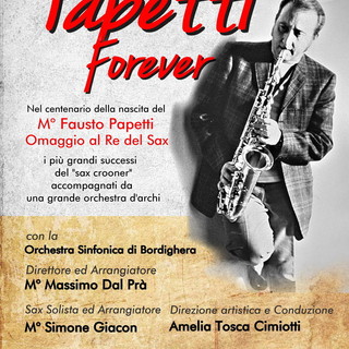 Ospedaletti: concerto/evento con la musica del ‘Re del Sax’ Fausto Papetti all'Auditorium Comunale