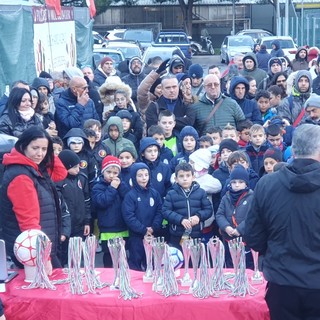 Sei squadre di calcio di bambini di 5 e 6 anni si sono sfidate sul terreno del Raul Zaccari a Camporosso