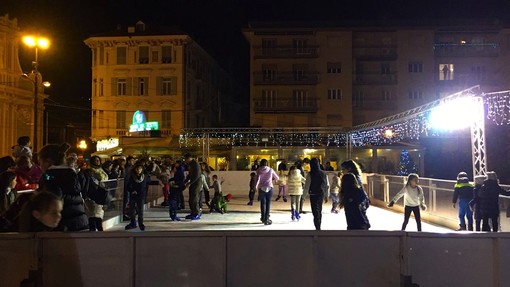 Pista di Pattinaggio sul ghiaccio a Sanremo